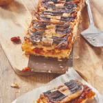Tatin de Portobellos, tomates confites et chèvre