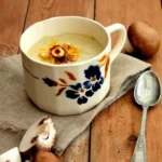 Velouté de champignons parfumé au Kaloupilé