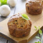 Muffins salés petits pois lardons et champignons LOU